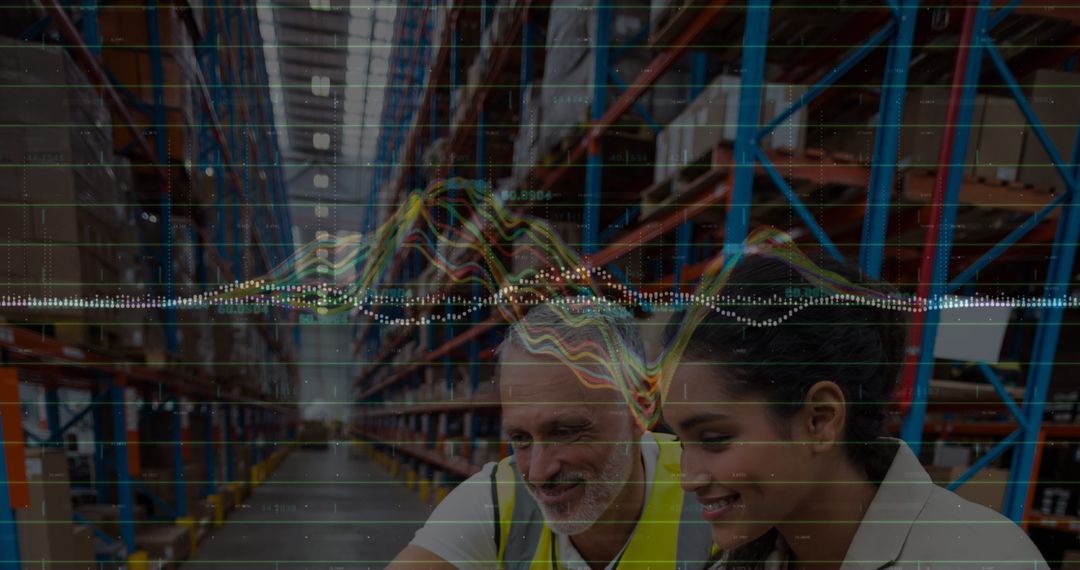 Data Overlay in Logistics Warehouse Environment