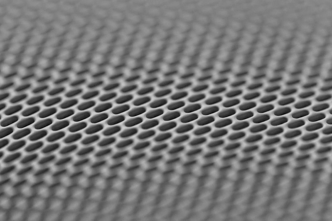 Close-Up of Geometric Mesh Texture Pattern