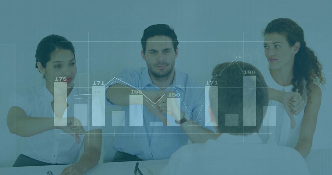 Disapproving Business Meeting with Charged Data Review