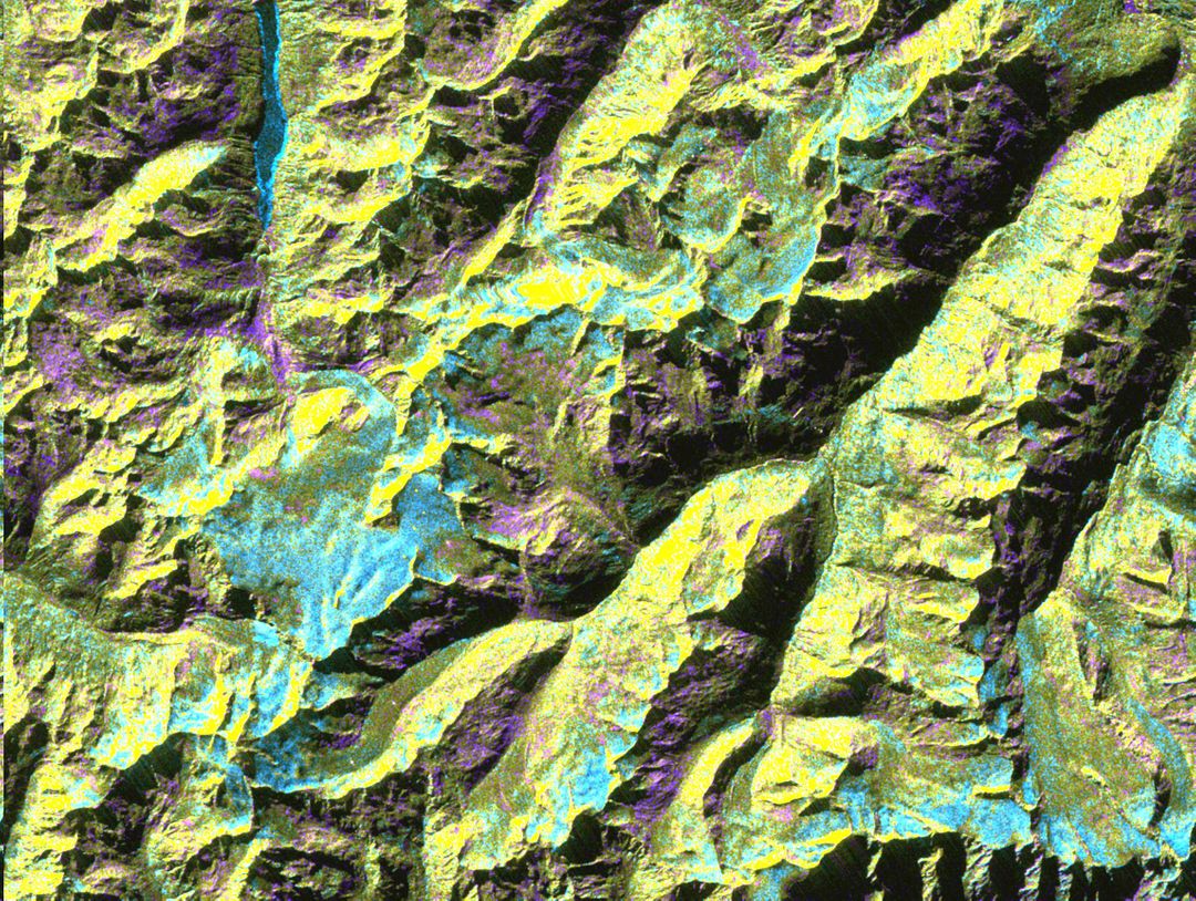 Space Radar Image of Oetzal, Austria - Free Images, Stock Photos and Pictures on Pikwizard.com