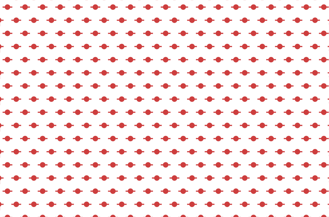 Red Seamless Pattern Over Transparent Background Digital Illustration