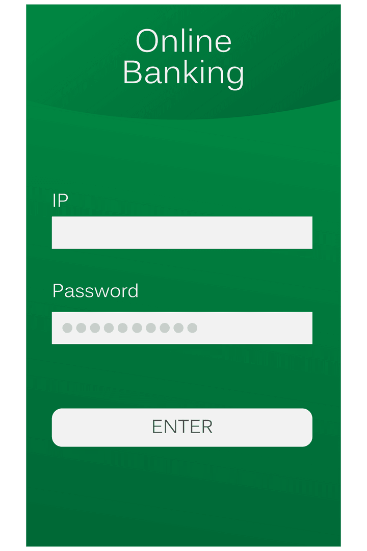 Transparent Online Banking Interface with Login Form - Download Free Stock Images Pikwizard.com