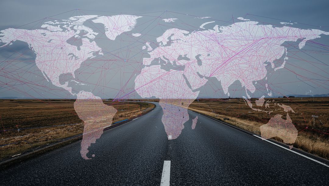 Road Merging with Global Network Concept Overlay