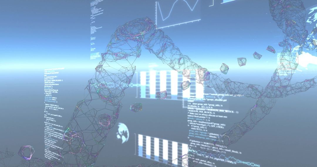 Digital DNA Strand with Data Interfaces Background