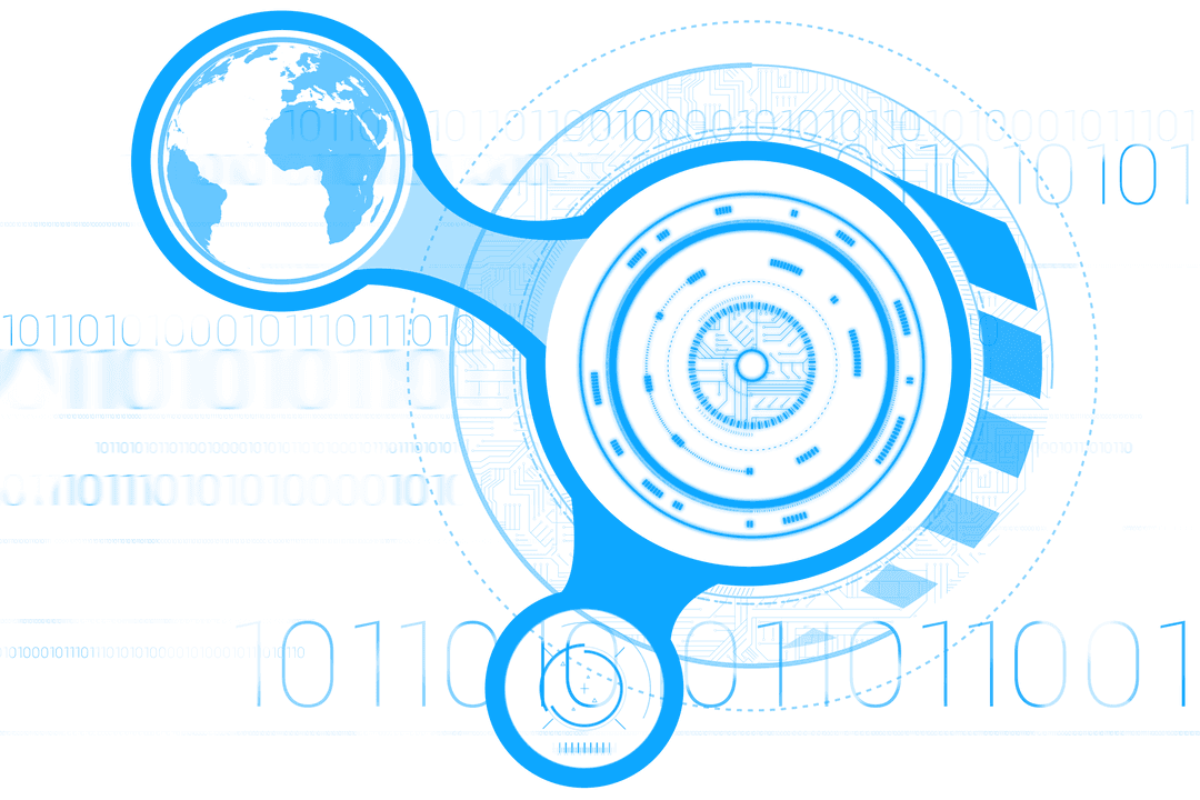 Digital Interface Globe Compounding on Transparent Background - Download Free Stock Images Pikwizard.com