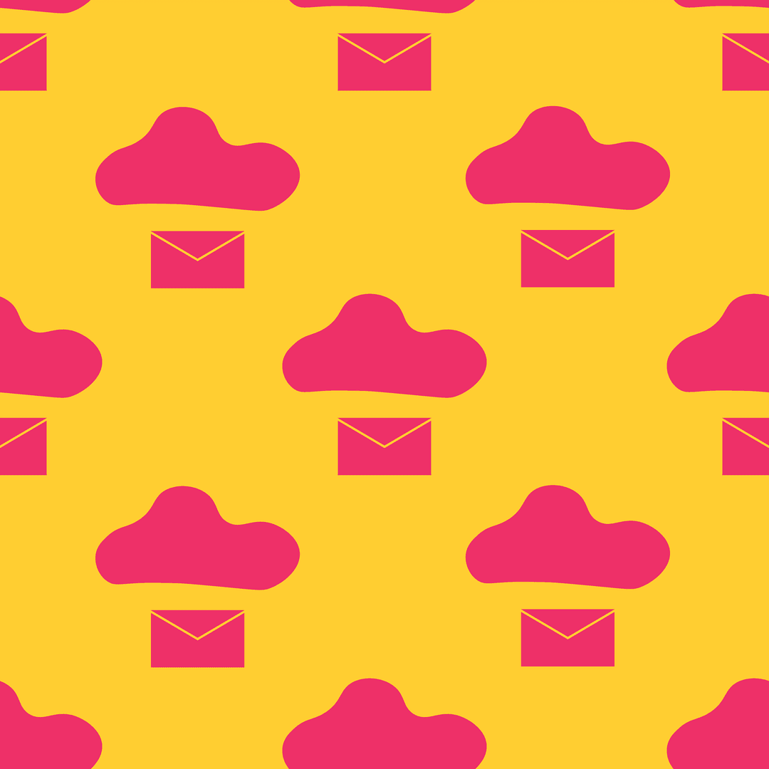 Seamless Cloud and Envelope Pattern on Transparent Background - Download Free Stock Images Pikwizard.com