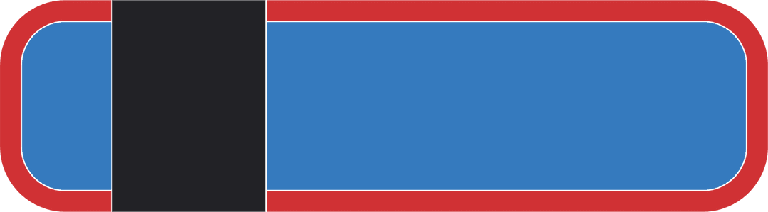 Blue Slider Bar with Transparent Background