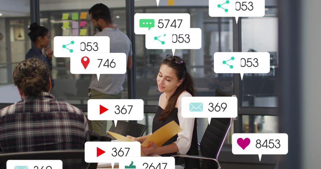 Collaborative Brainstorming with Social Media Notifications