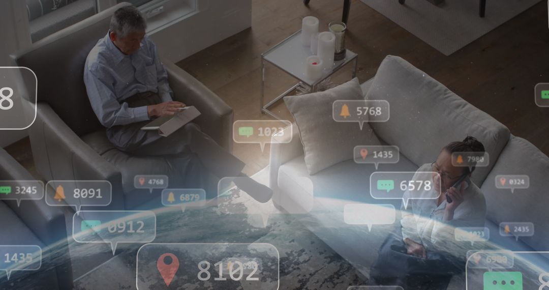 Business Professionals Discussing Global Digital Strategy