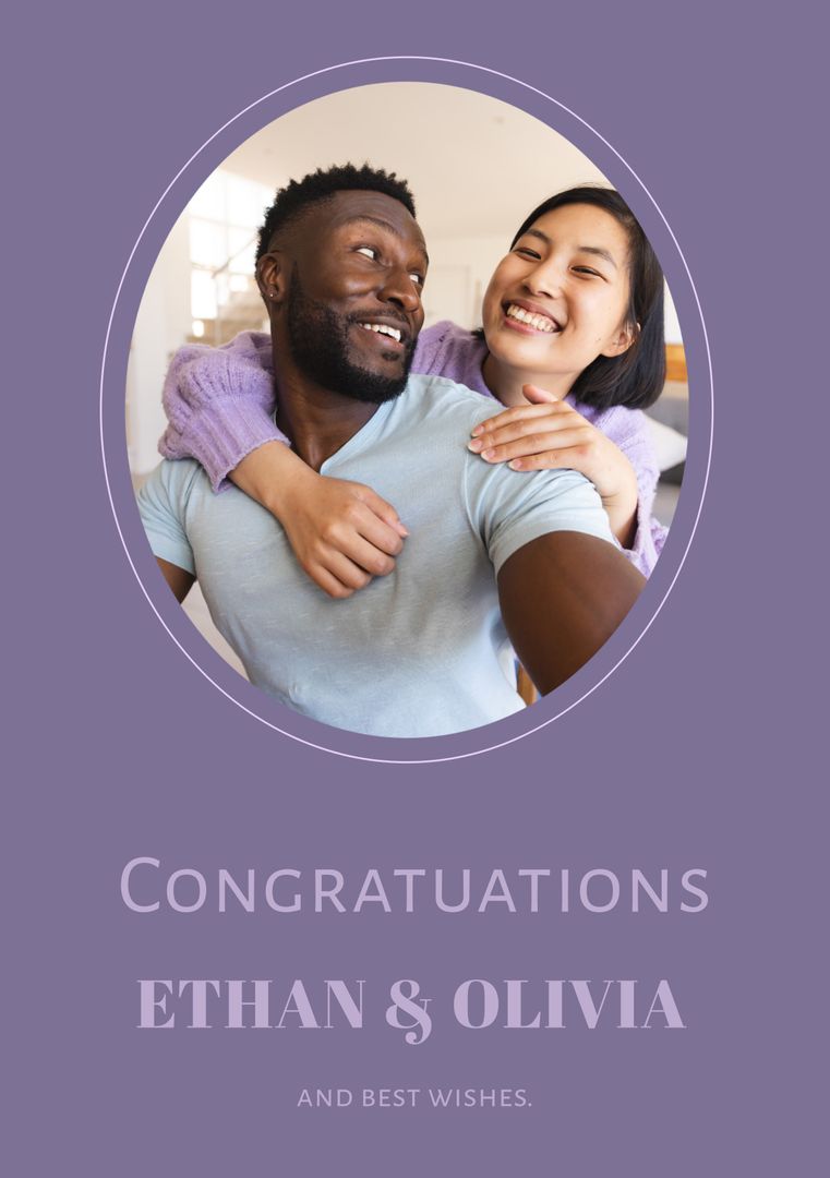 Cheerful Couple Embracing Togetherness for Special Occasion