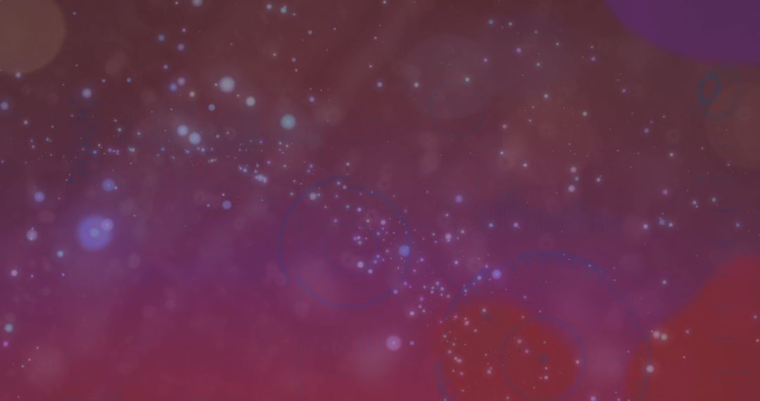 Dynamic Purple Background with Floating Light Spots