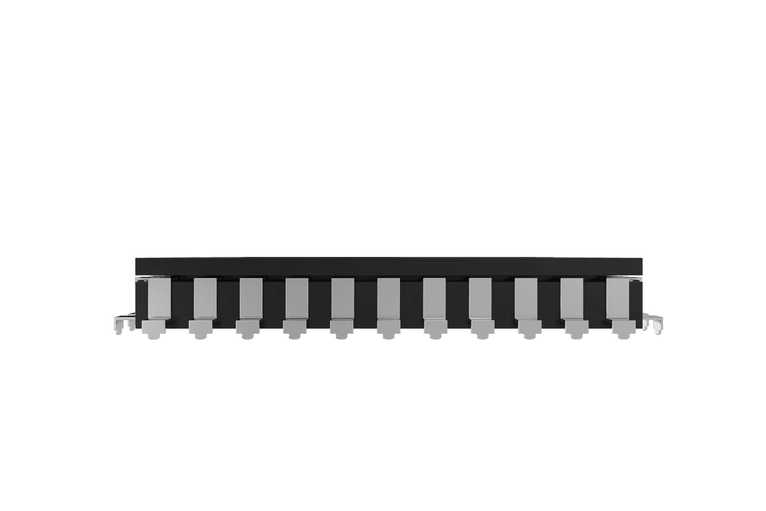 Digital Microchip Vector on Transparent Background