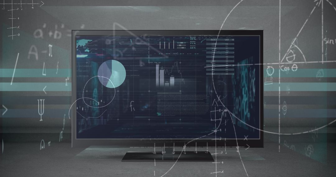 Futuristic Data Interface with Graphs and Analytics