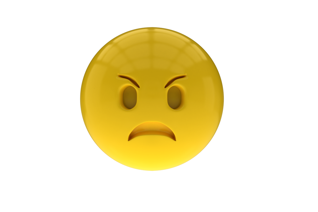 3D Transparent Angry Emoji Face Expression - Download Free Stock Images Pikwizard.com