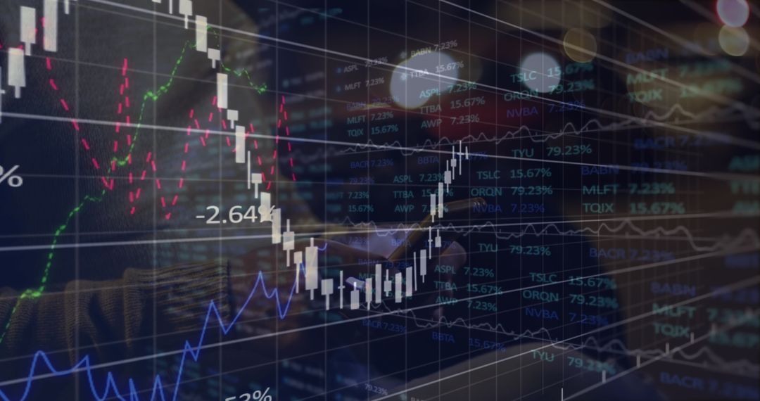 Digital Finance Interface with Smartphone Interaction