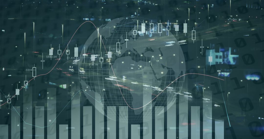 Financial Data Overlay with Global Networking Concepts