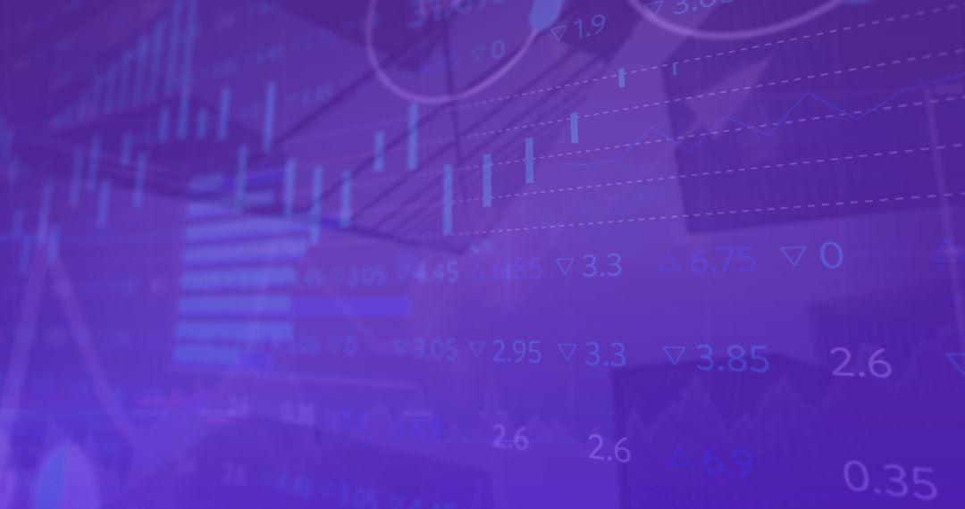 Stock Market Data with Transparent Financial Graphs