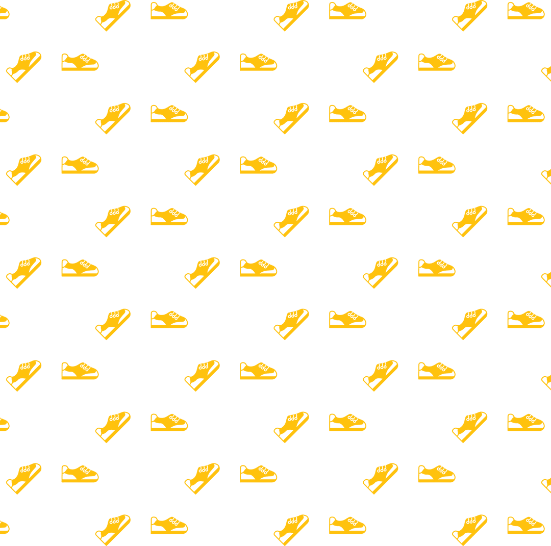 Yellow Abstract Pattern on Transparent Background Modern Design