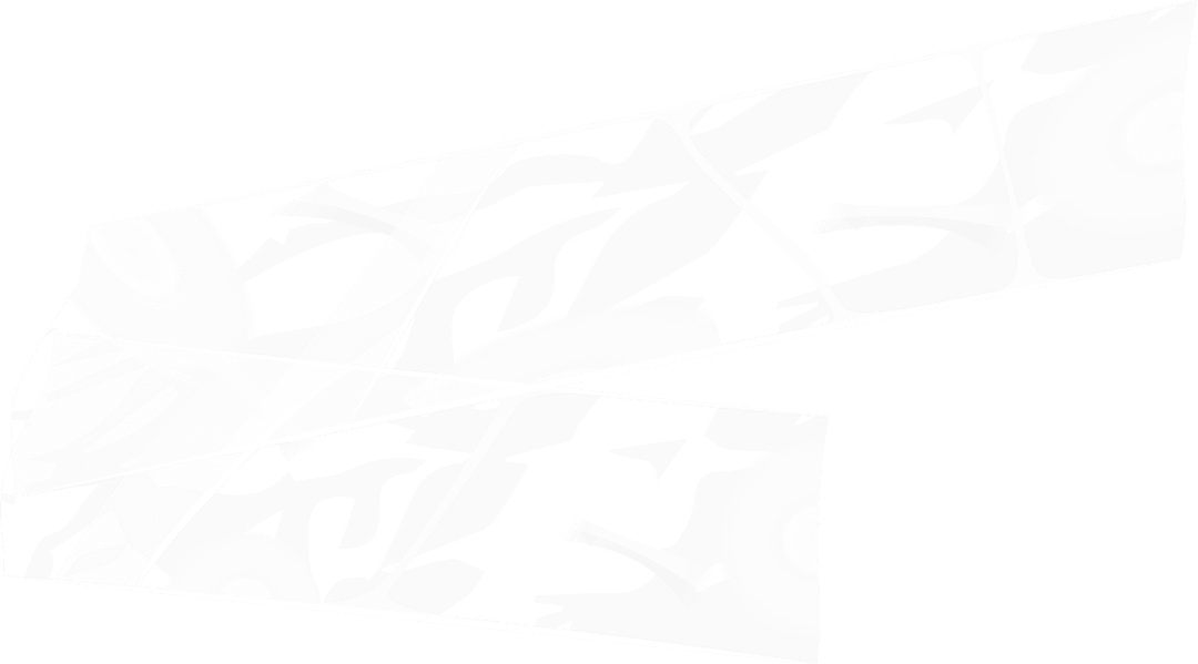 Elegant Diagonal White Ribbons Transparent Abstract Design