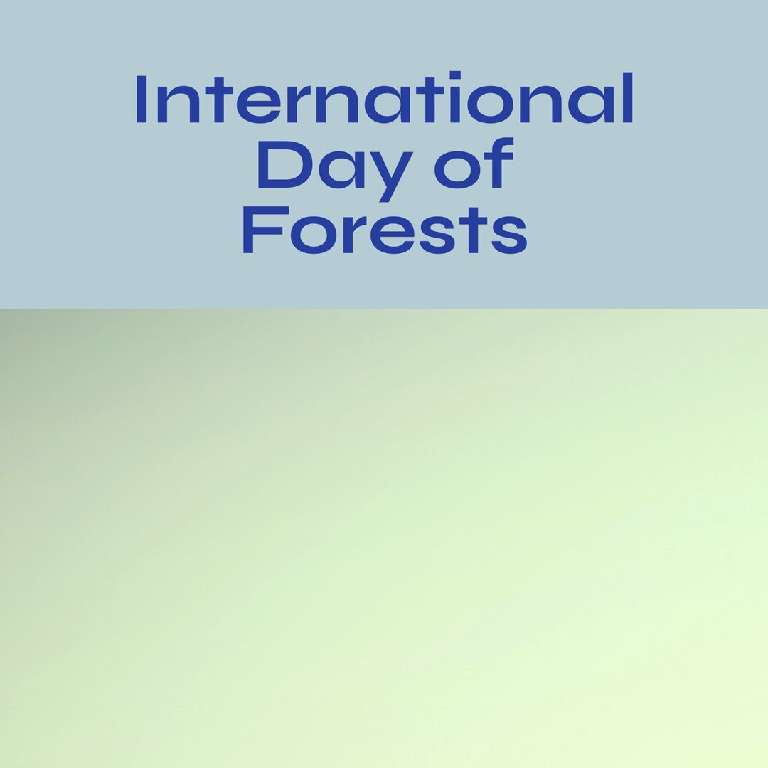 International Day of Forests Celebration Background