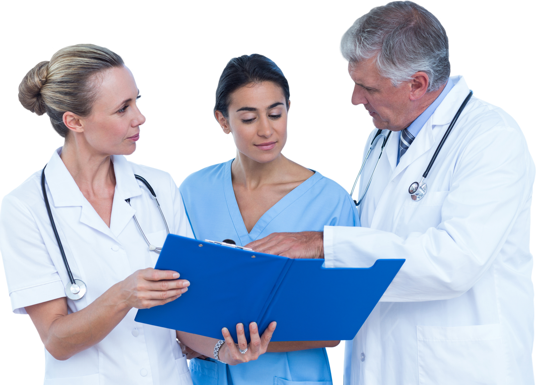 Transparent Medical Team Analyzing Patient Report - Download Free Stock Images Pikwizard.com