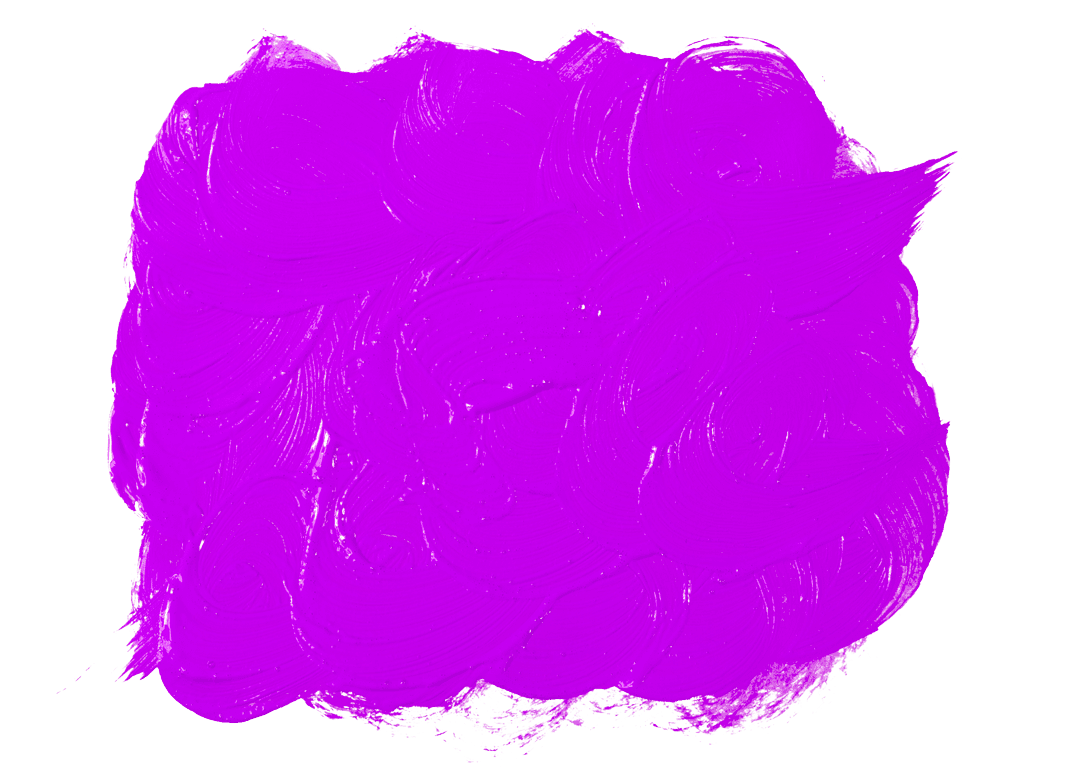 Purple Stain Brushstroke Pattern on Transparent Background