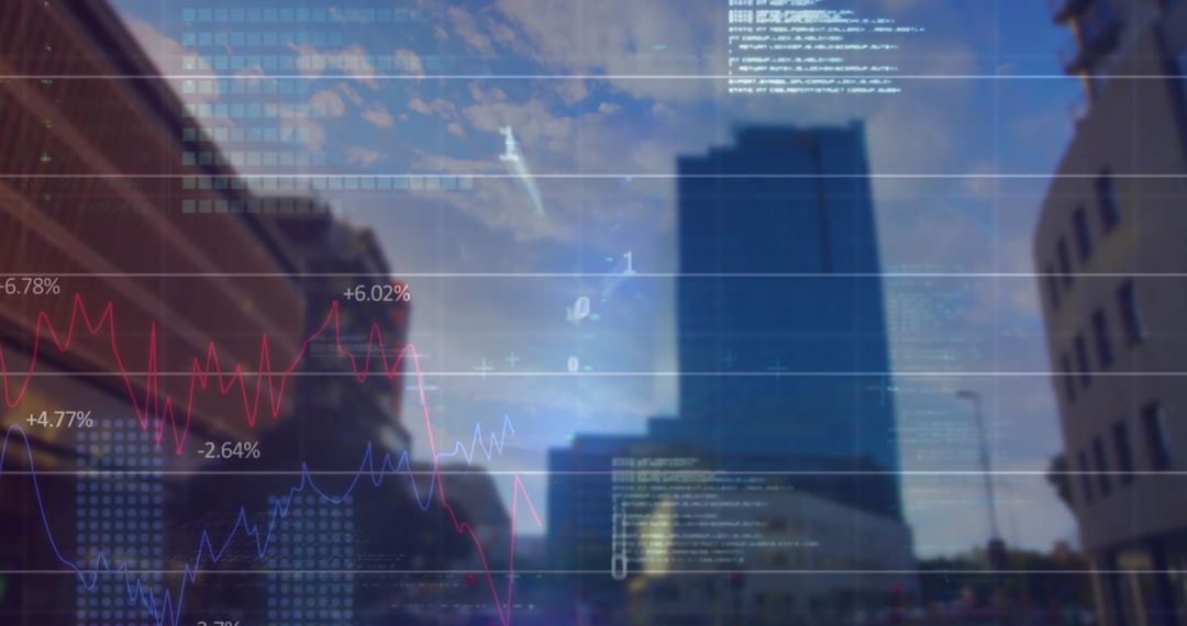 Digital Finance and Technology with Urban Architecture Background