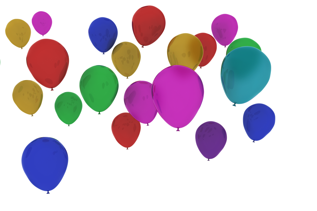 Transparent Colorful Balloons for Celebration Designs - Download Free Stock Images Pikwizard.com