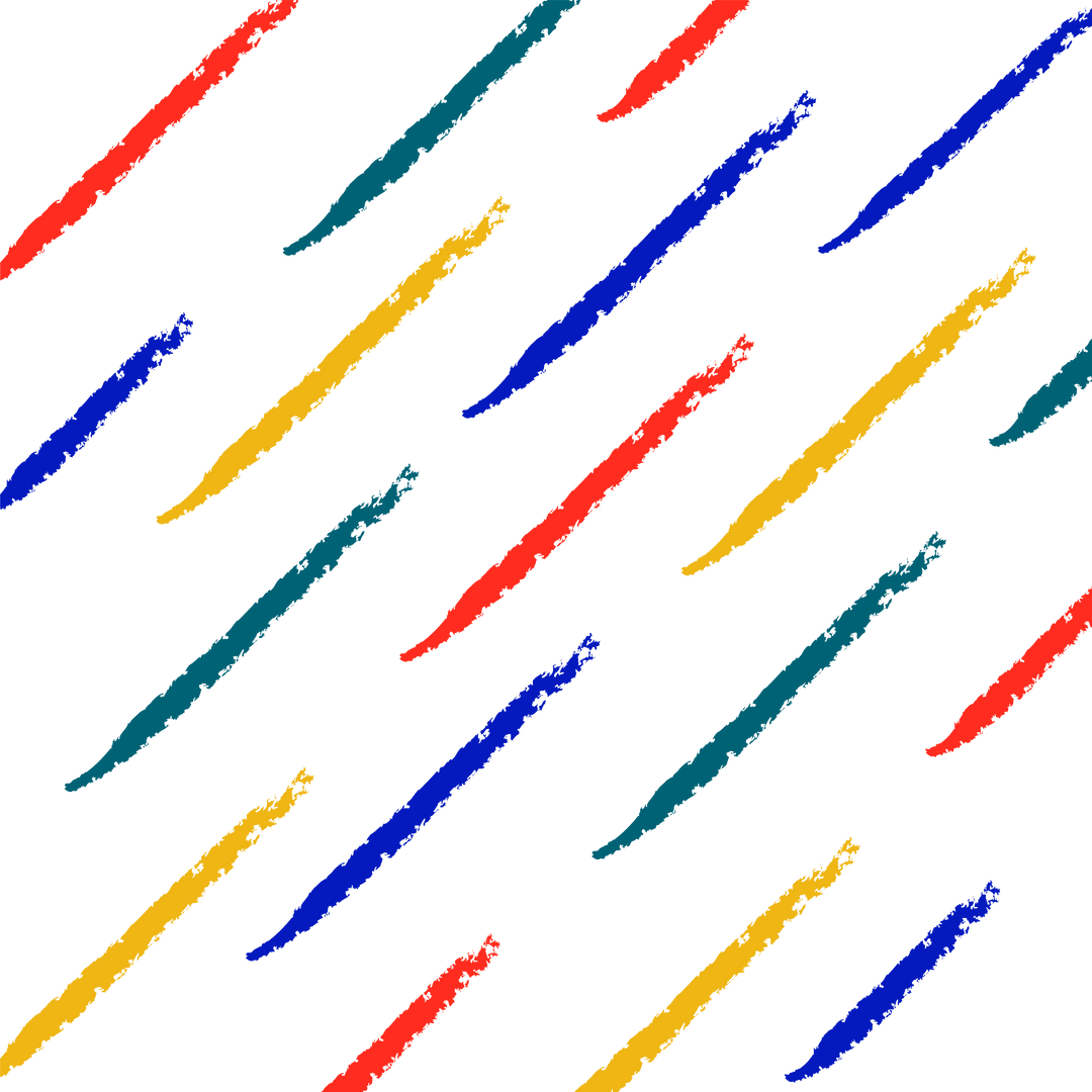 Colorful Diagonal Lines on Transparent Background Abstract Design