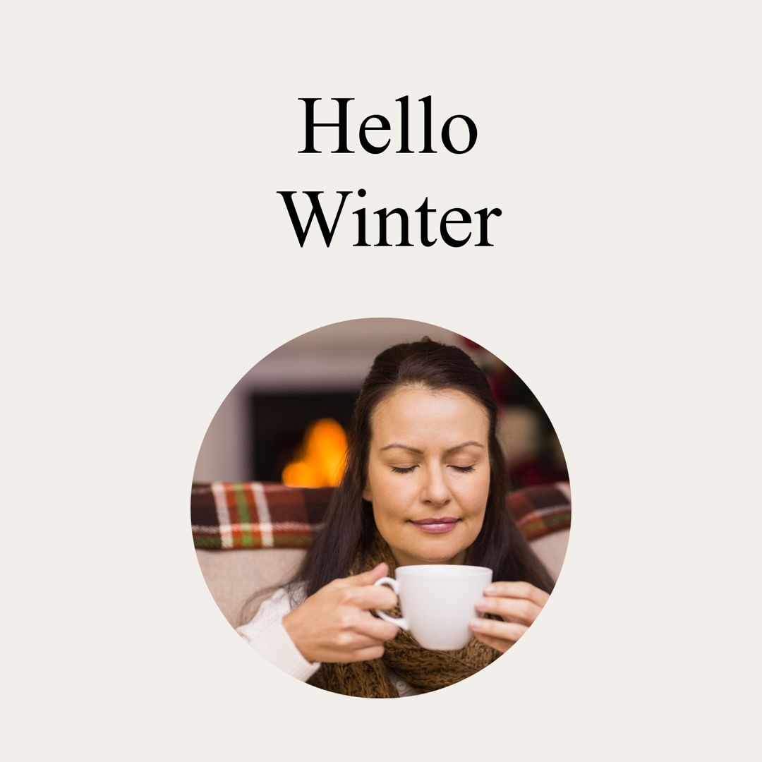 Hello Winter Celebration with Cozy Hot Drink