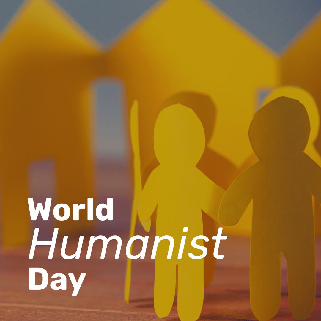 World Humanist Day Paper Figures Symbolizing Unity