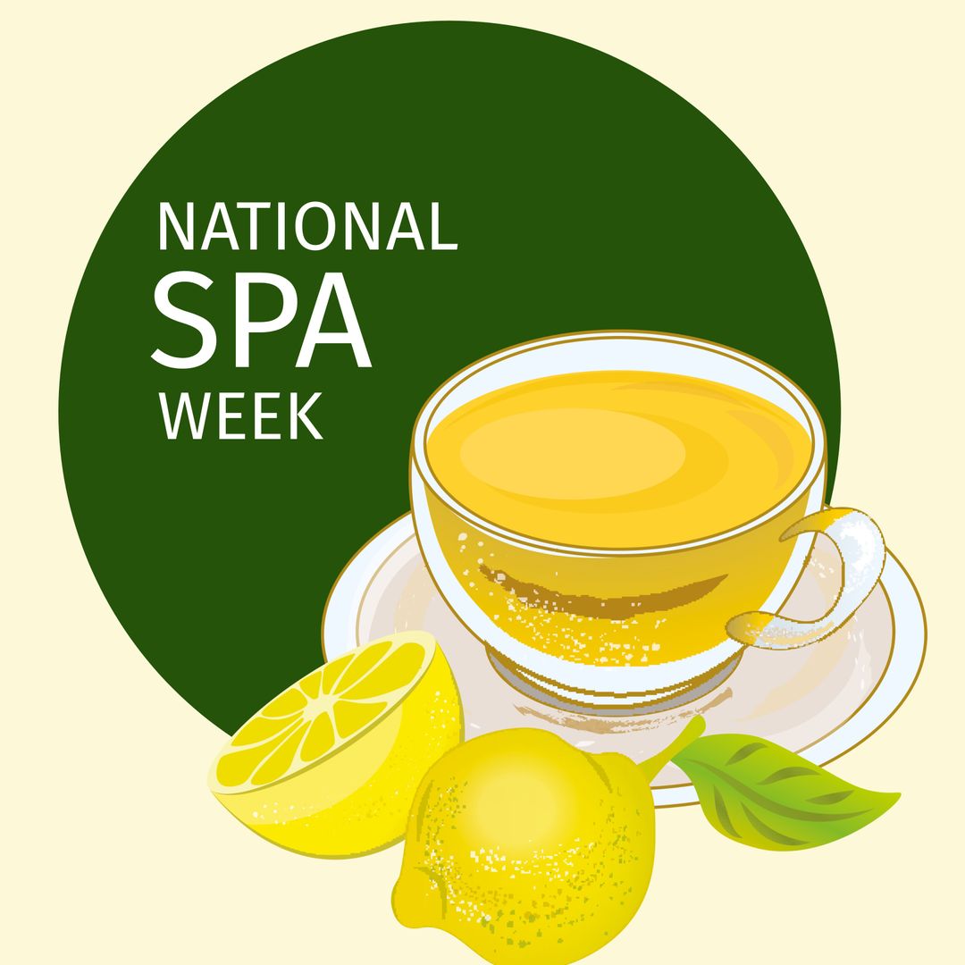 National Spa Week Celebration with Lemons and Tea