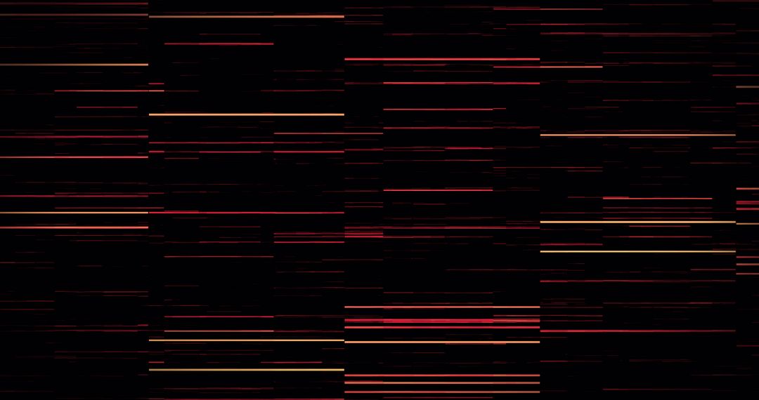 Abstract Red Light Trails on Black Background