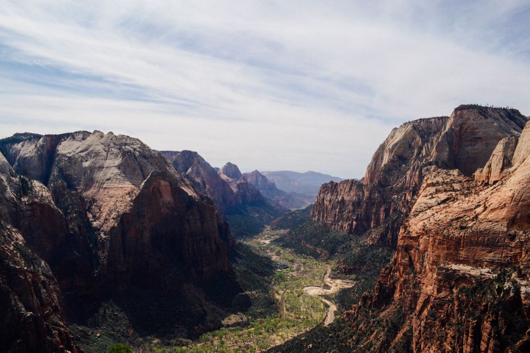 Majestic Mountain Canyon under Clear Sky - Free Images, Stock Photos and Pictures on Pikwizard.com