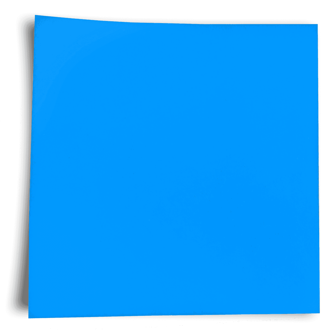 Abstract Blue Square with Transparent Background