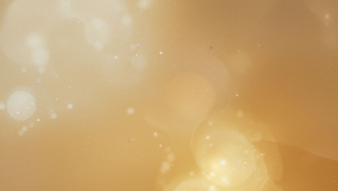 Luxurious Shimmering Golden Bokeh with Glowing Orbs