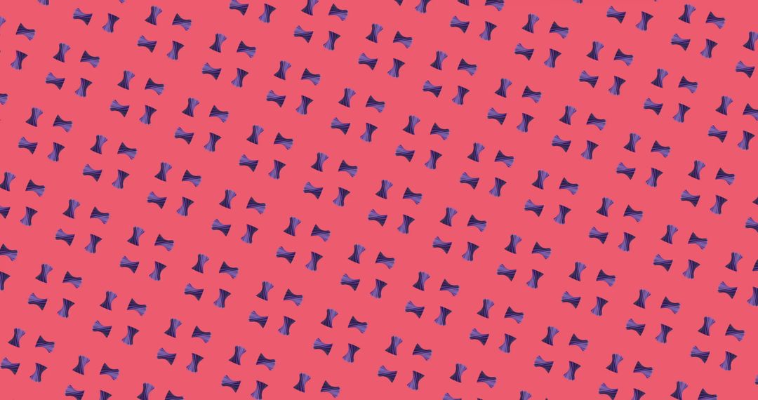 Blue origami bird pattern on vibrant pink backdrop
