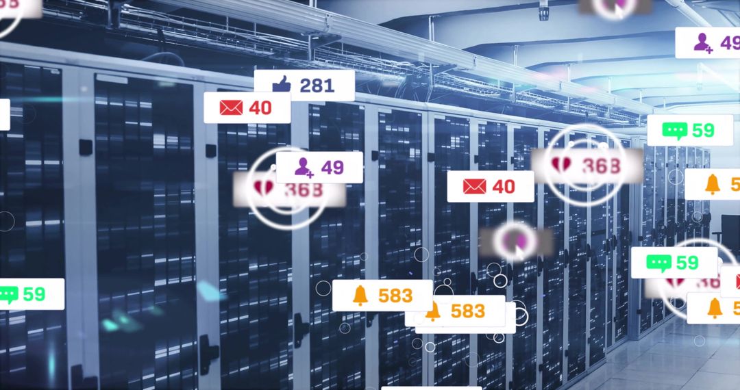 Digital Overlays: Icons and Data Processing Over Server Setup