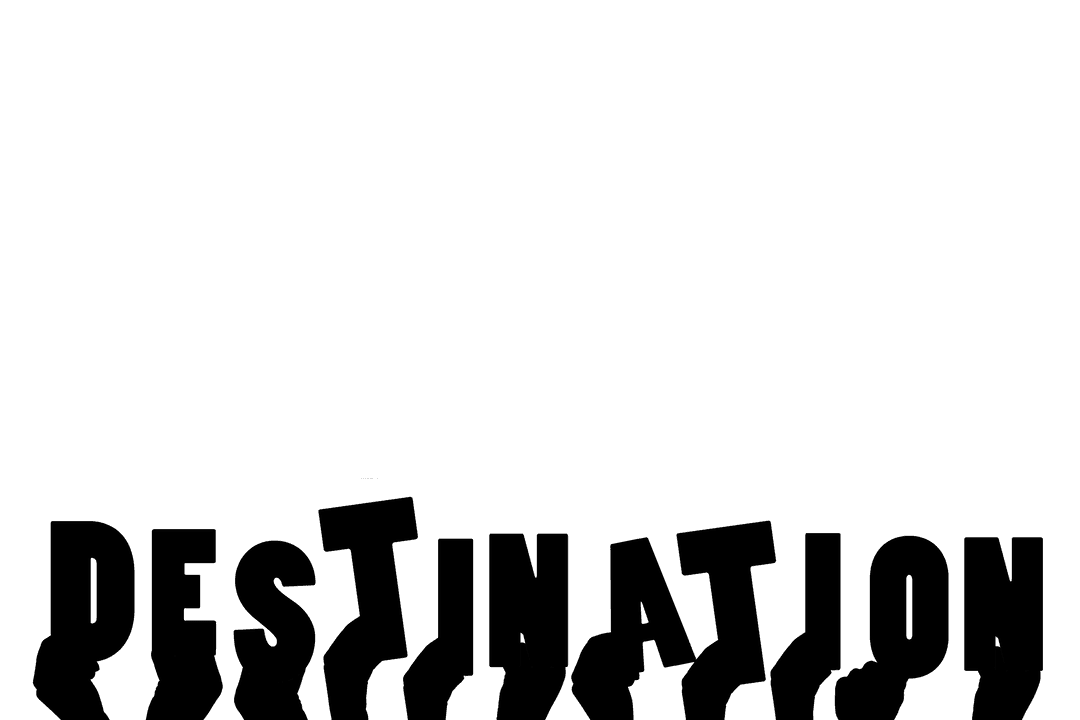 Hands Achieving Goals with Destination Theme, Transparent Background