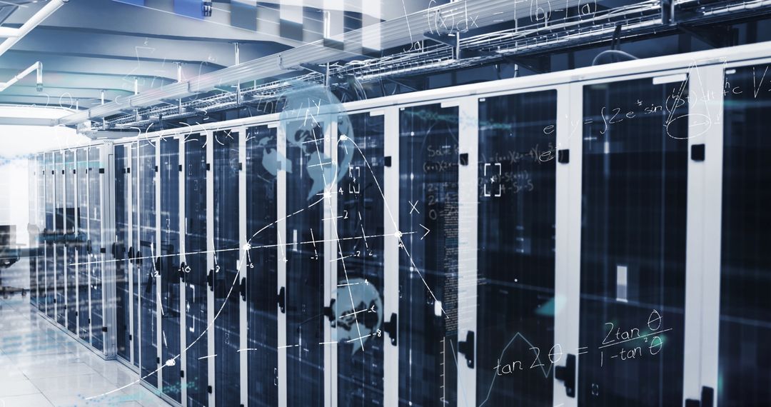 Server Room Integration with Digital Technology and Math Concepts