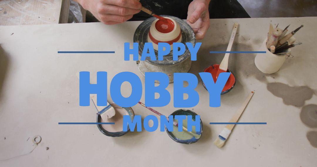 Celebrating Hobby Month with Pottery Painting