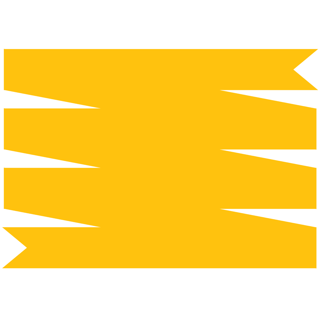 Yellow Abstract Symmetrical Vector on Transparent Background