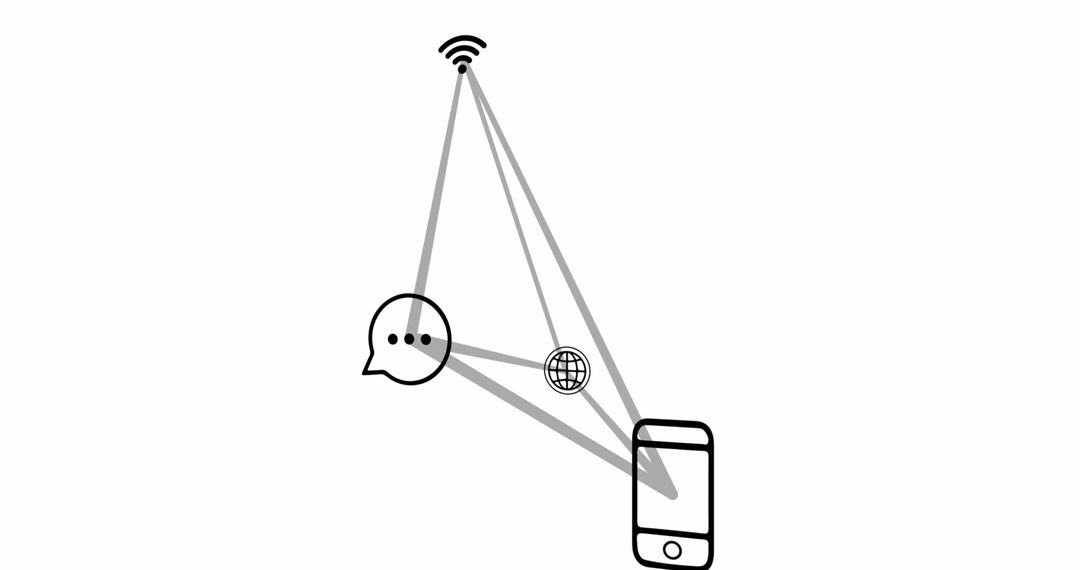 Smartphone Connectivity with Global Network Icons