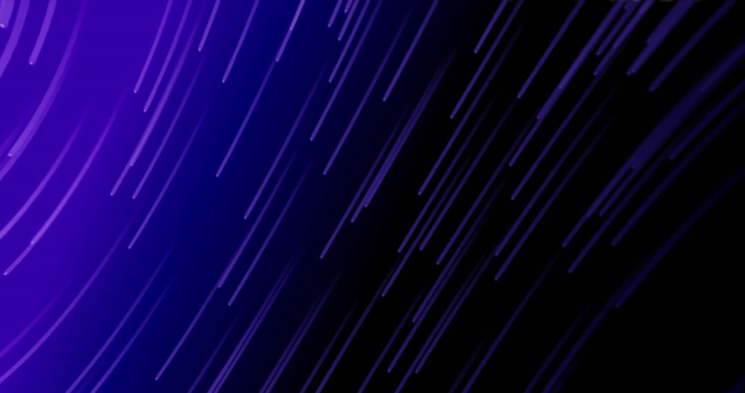 Dynamic Light Trails on Purple Gradient Background
