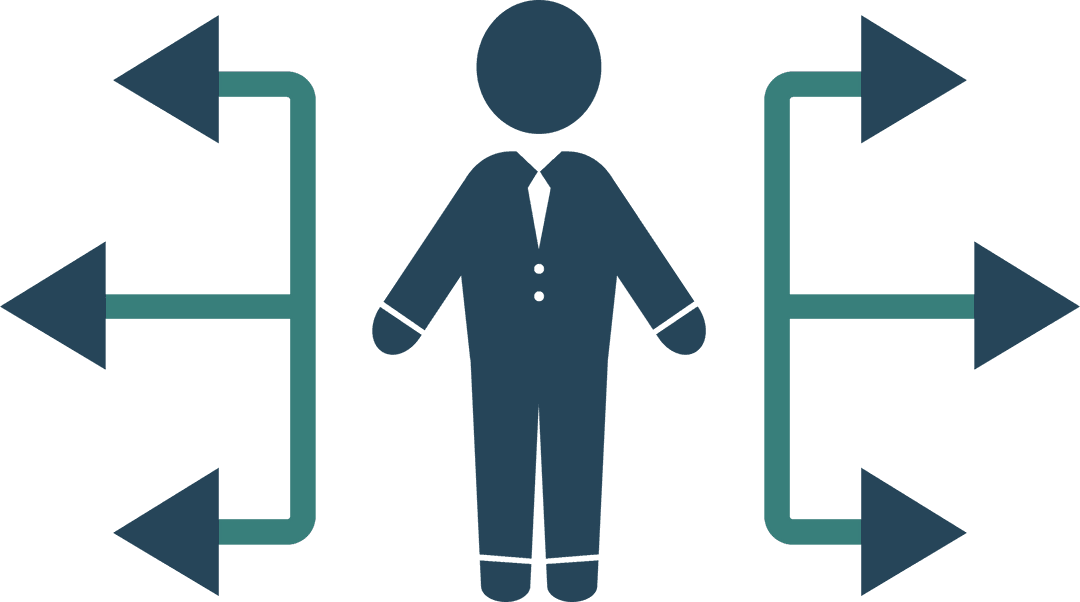 Transparent Business Decision Making Concept with Arrows - Download Free Stock Images Pikwizard.com