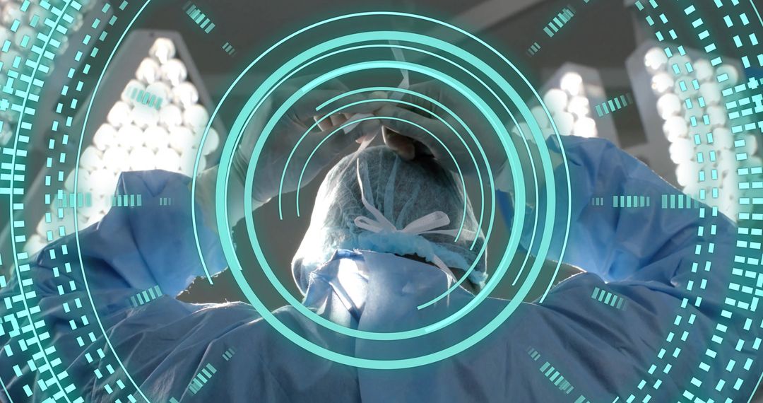 Futuristic Healthcare Technology with AI Analysis in Surgery