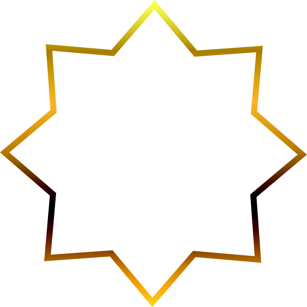 Transparent Geometric Star Shape with Gradient Edges - Download Free Stock Images Pikwizard.com