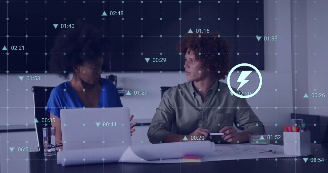 Digital Interface Technology with Diverse Colleagues Collaborating