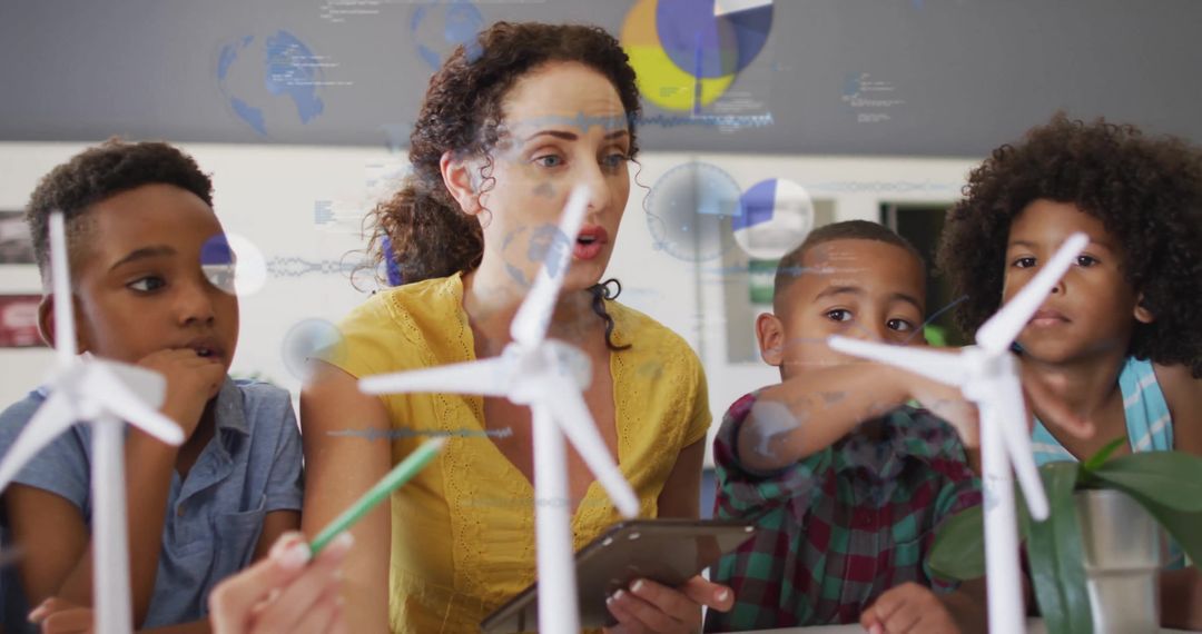 Teacher Guides Diverse Children in Active Wind Turbine Learning