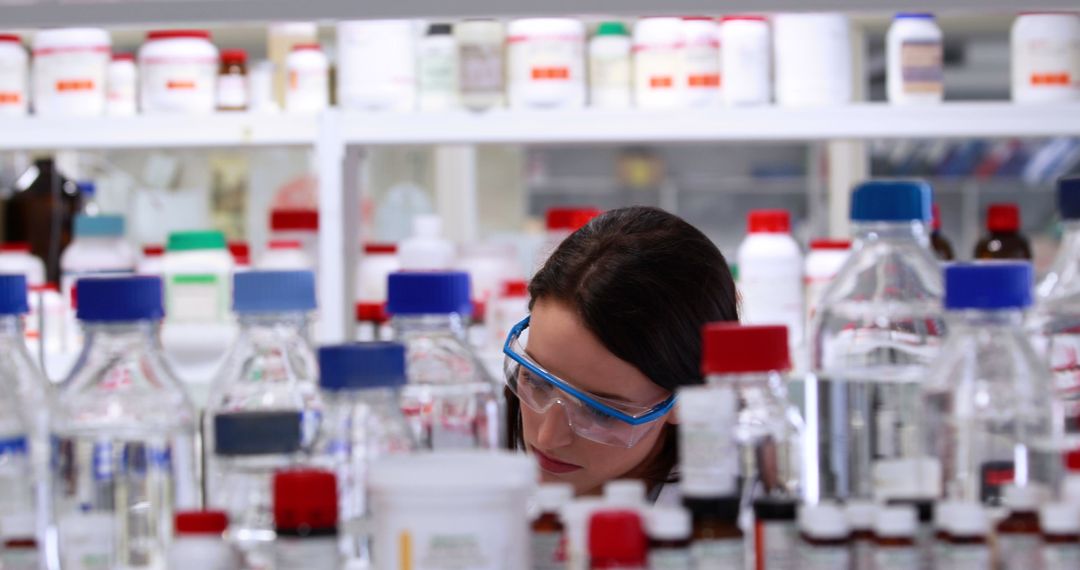 Scientist Analyzing Samples in Modern Laboratory - Free Images, Stock Photos and Pictures on Pikwizard.com